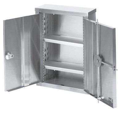 Omnimed Double Door Narcotic Cabinet W Combo Lock & 4 Shelves (24”H X 16”W X 8”D)