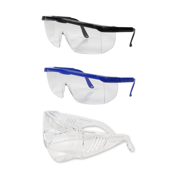 Dynarex Safety Glasses & Protective Eye Goggles case of 50