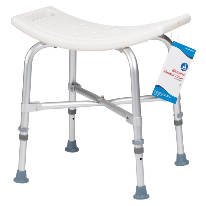Dynarex Bariatric Shower Chair Without Back case of 1