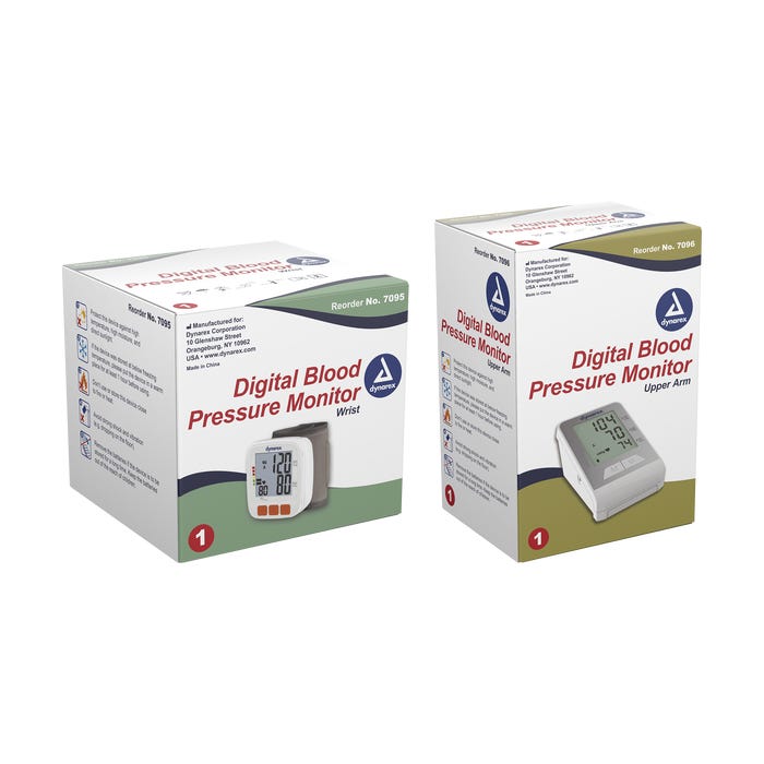 Dynarex Digital Blood Pressure Monitors case of 5