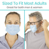 Vive Standard Face Masks Size to fit the most - 50 Pack