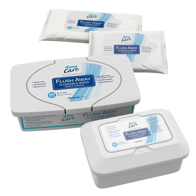 Dynarex Flushable Wipes case of 24 Quantity per box: 24