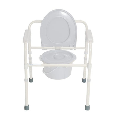 Dynarex Folding Commode Rubber Tip case of 4