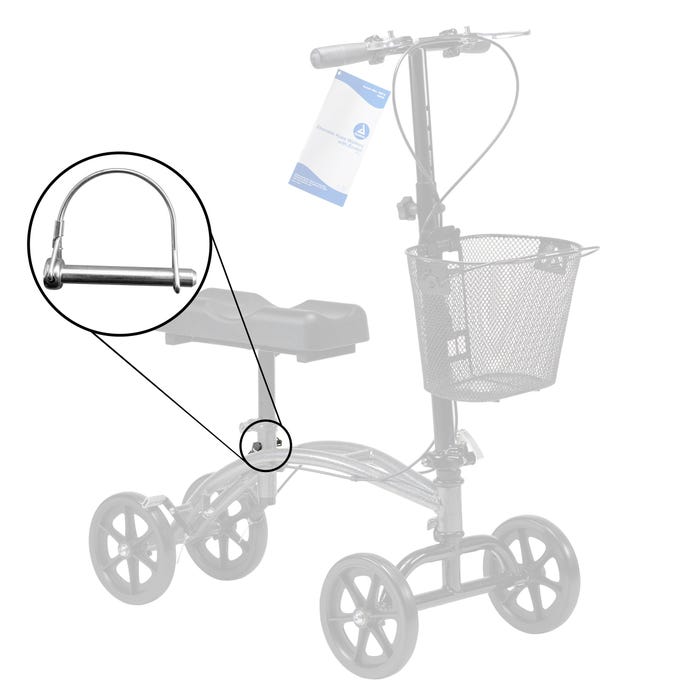 Dynarex Knee Walker D Pin case of 1