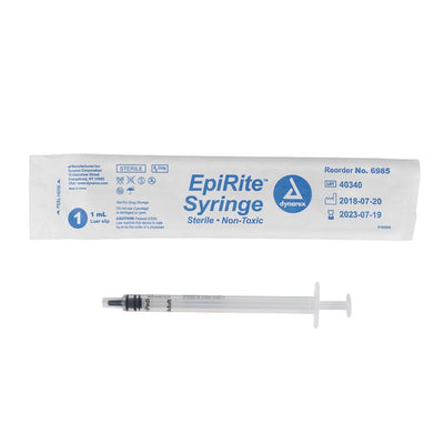 Dynarex EpiRite Syringe - 1cc case of 10 Quantity per box: 100