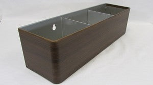 capsa Vintage Mobile Organizer Tray - Antique Walnut