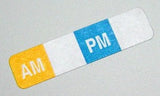 capsa Select Series Time Bar Label - AM/PM - Roll Of 500