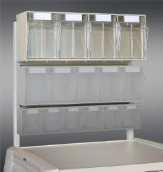 capsa Avalo Ancillary Tilt Front Bin - 4 Bin Unit