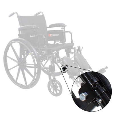 Dynarex DynaRide Wheelchair Foot Rest Adjustment Lever case of 1