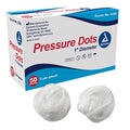 Dynarex Pressure Dots 2 1/2cm - 1in Diameter case of 10 Quantity per box: 50