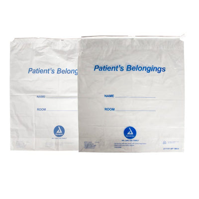Dynarex Patient Belonging Bags size 16'' * 18'' case of 250