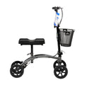 Dynarex Steerable Knee Walker With Basket per box quantity is 1