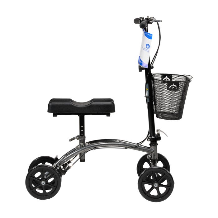 Dynarex Steerable Knee Walker With Basket per box quantity is 1