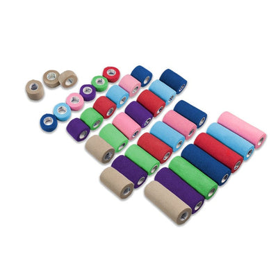 Dynarex Sensi-Wrap Self-Adherent Bandage Rolls - Not Made With Natural Rubber Latex tan case of 30