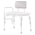 Dynarex Padded Tub Transfer Bench Seat/Back Rest Pad