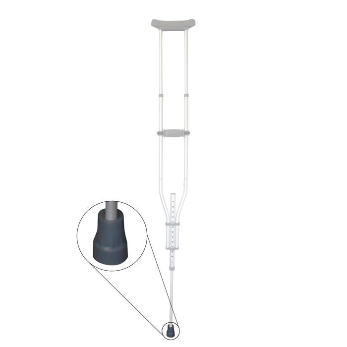 Dynarex Universal Crutch Rubber Tip case of 2
