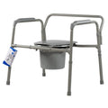 Dynarex Bariatric Folding Bedside Commode case of 1
